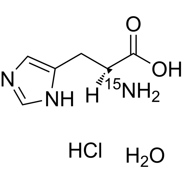 L-Histidine-15N hydrochloride hydrate (H-His-OH-15N (hydrochloride hydrate))